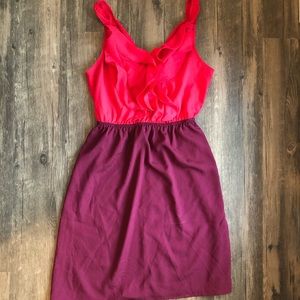 Pink and purple dress, size XS. Very light